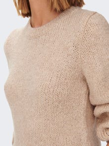 ONLY O-Neck Pullover -Tapioca - 15268463