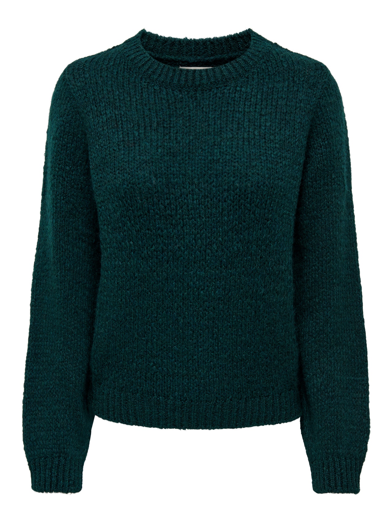 ONLY Balloon sleeve Knitted Pullover -Deep Teal - 15268463