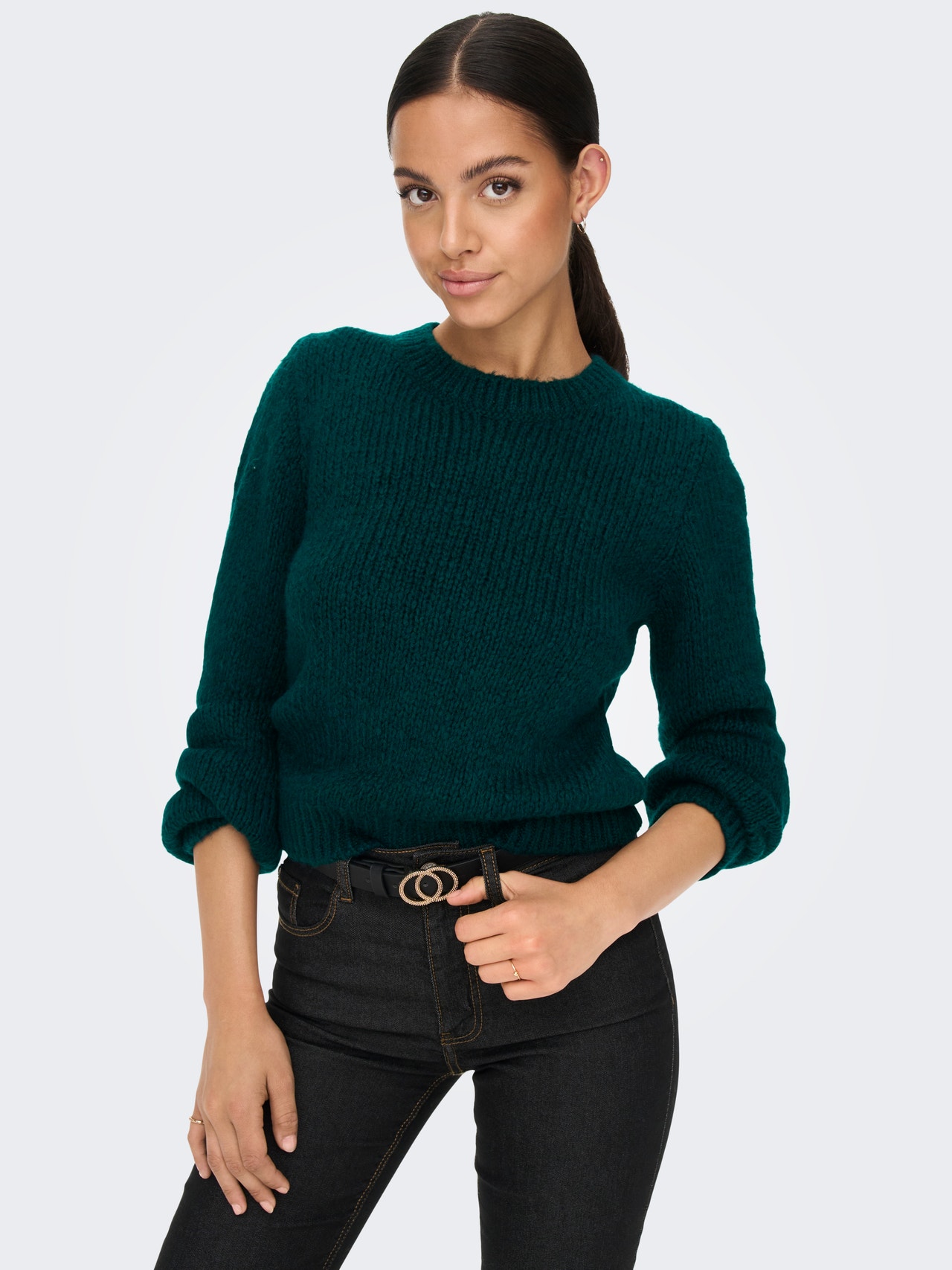 ONLY Pull-overs Col rond -Deep Teal - 15268463