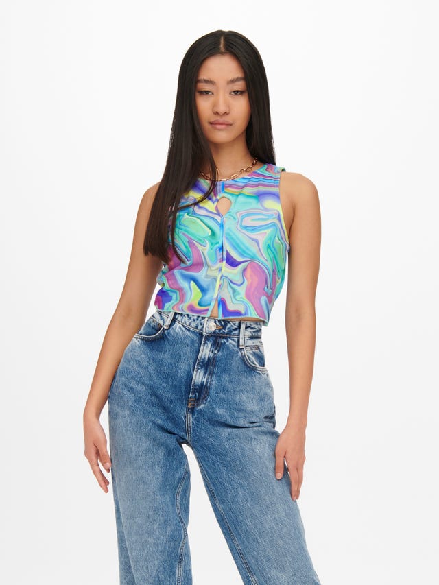ONLY Cropped cut-out Top - 15268541