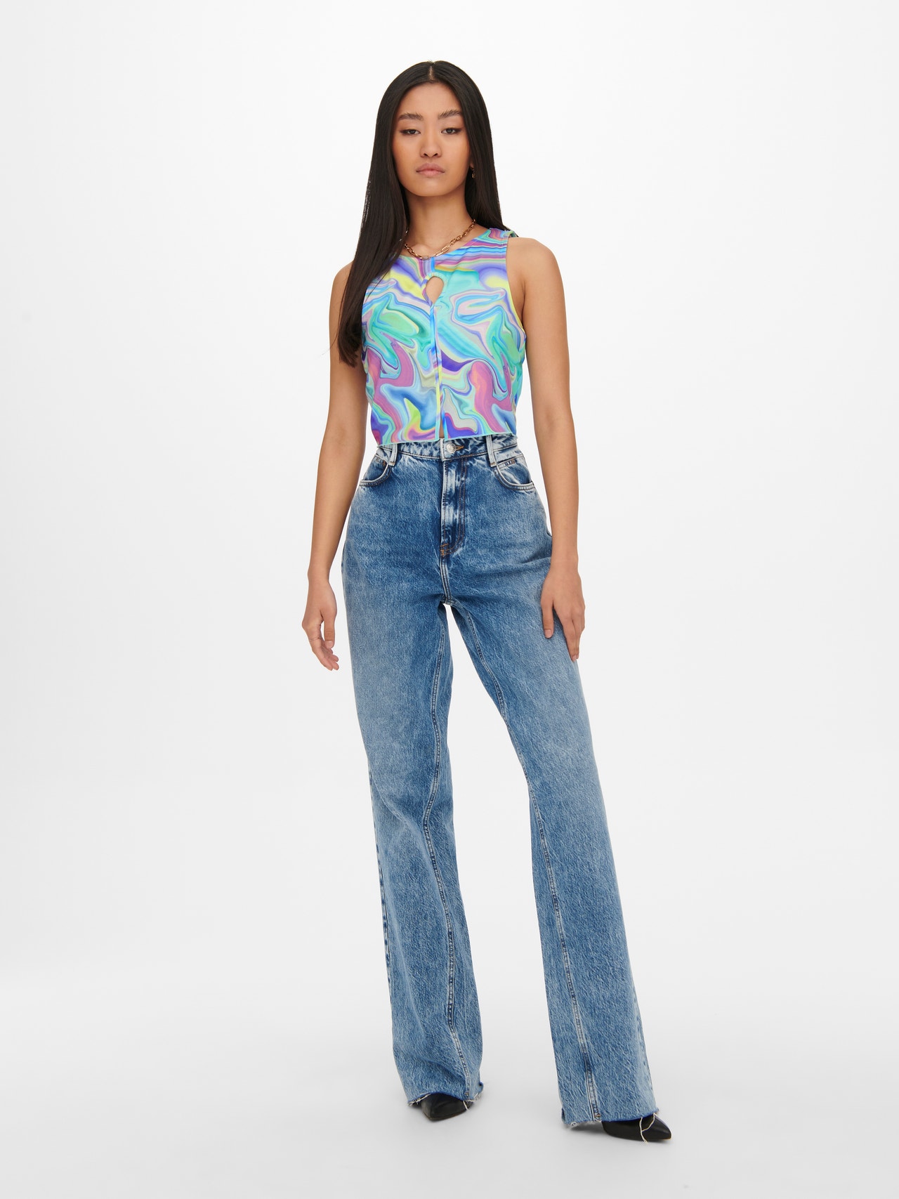 ONLY Cropped cut out Top -Aquarius - 15268541