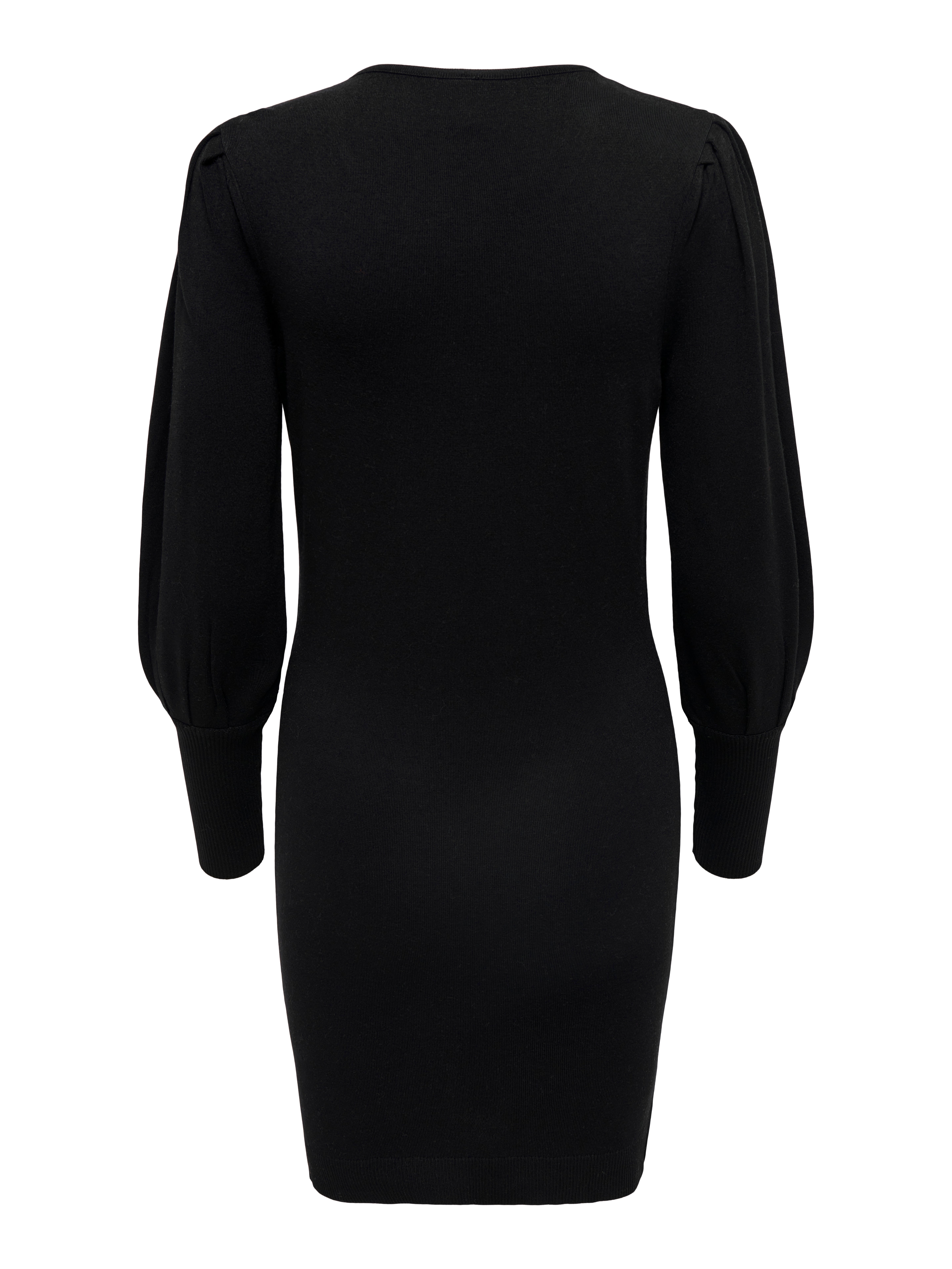 Detailed Knitted Dress | Black | ONLY®