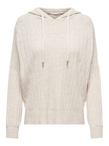 ONLY Kapuze Pullover -Pumice Stone - 15268803
