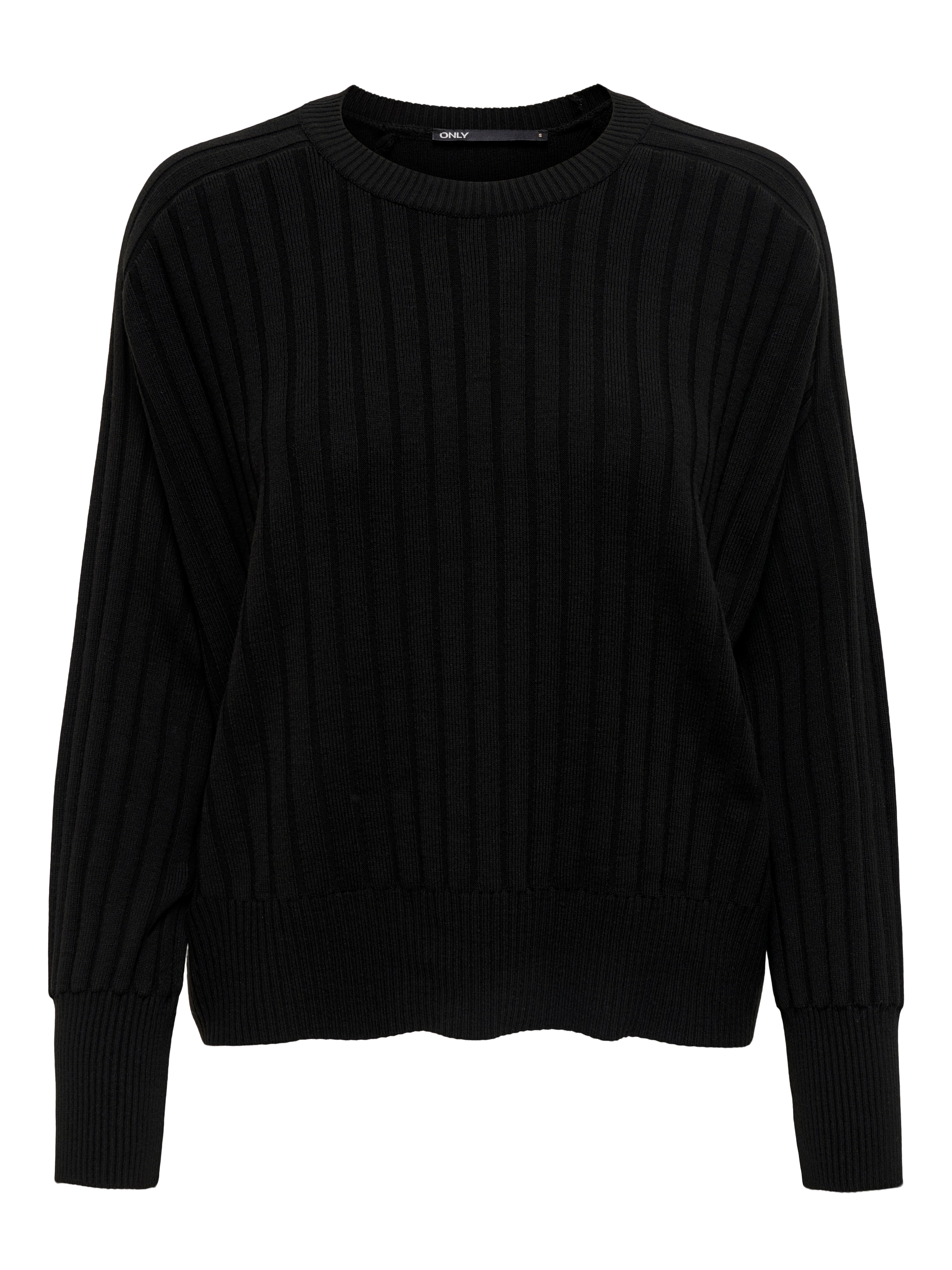 Loose Knitted Pullover | Black | ONLY®