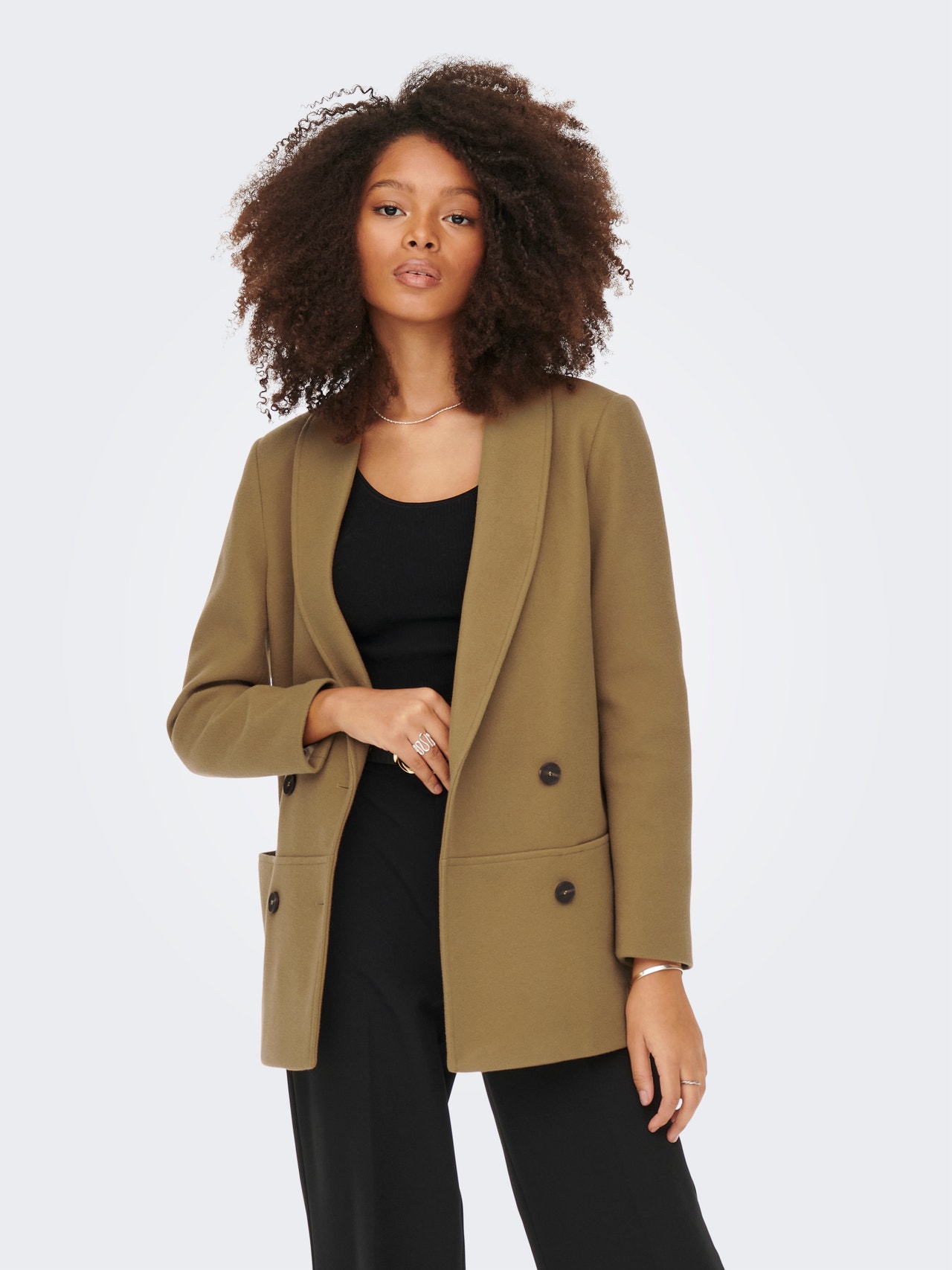 ONLY Blazer Loose Fit -Toasted Coconut - 15268953