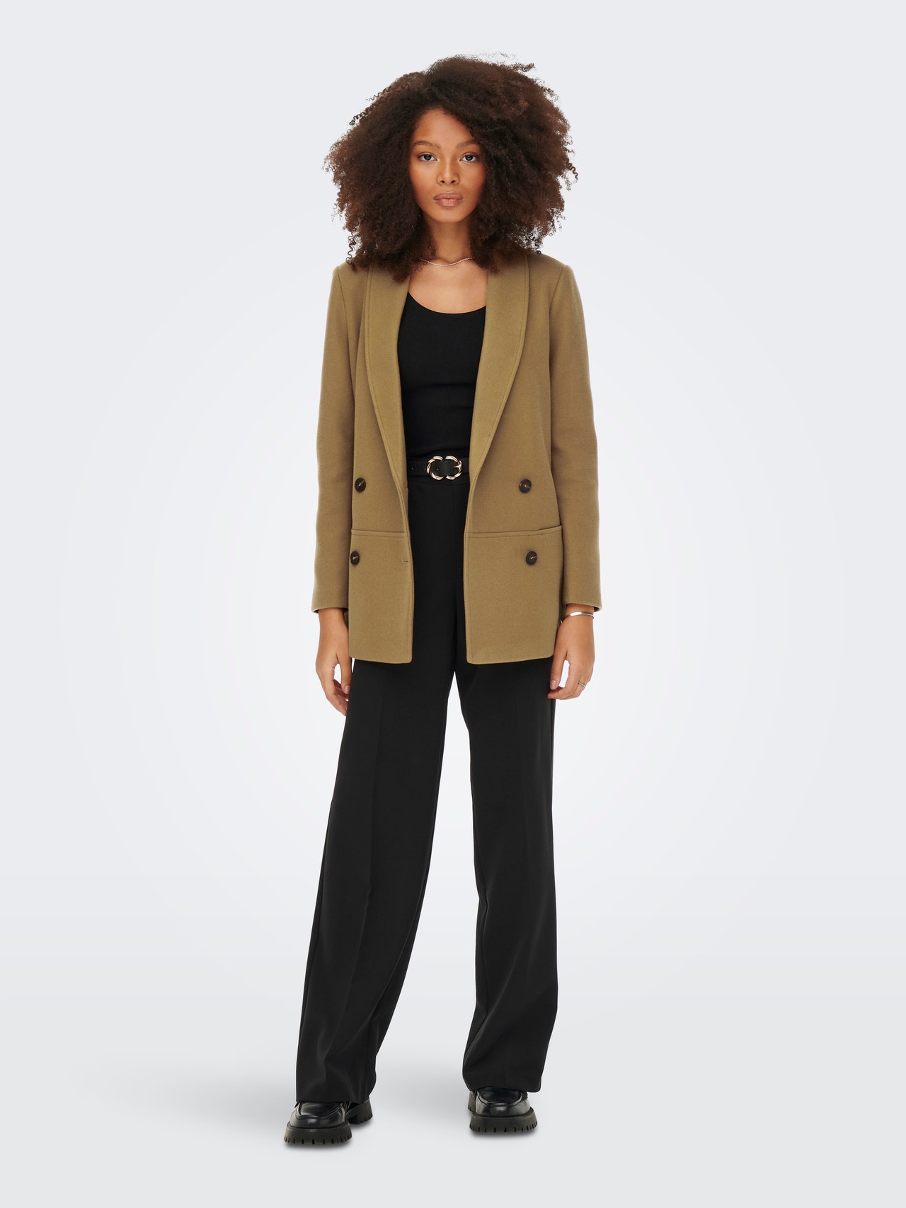 ONLY Blazer Loose Fit -Toasted Coconut - 15268953