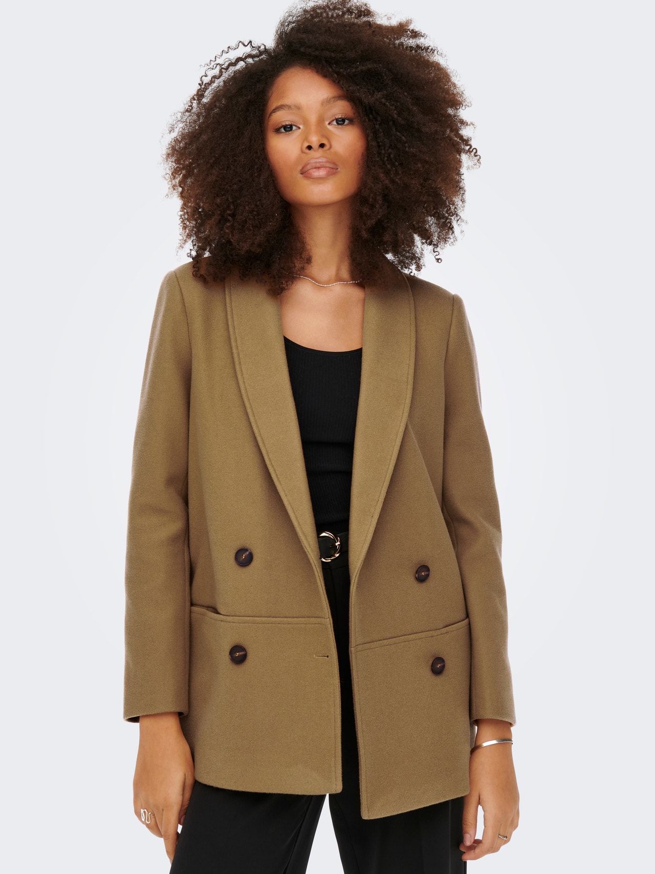 ONLY Blazers Loose Fit -Toasted Coconut - 15268953