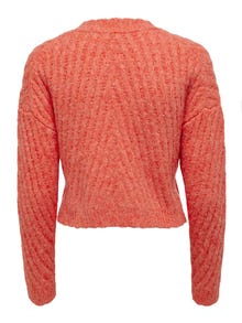 ONLY Pull-overs Col rond -Persimmon Orange - 15269070