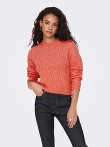 ONLY Pull-overs Col rond -Persimmon Orange - 15269070