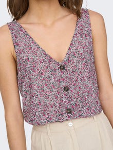 ONLY Met knoopdetails Top -Festival Fuchsia - 15269332