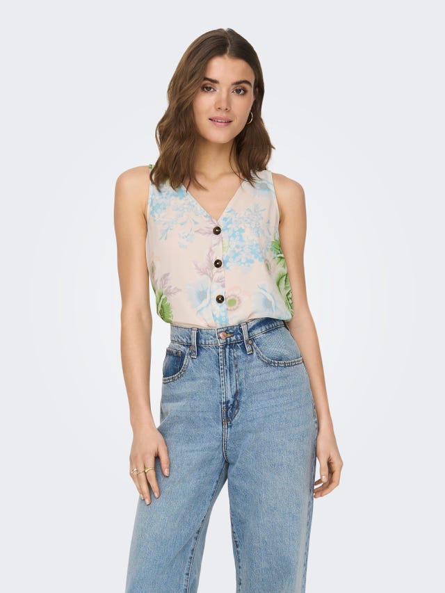 ONLY Met knoopdetails Top - 15269332