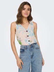 ONLY Boutonné Top -Heavenly Pink - 15269332