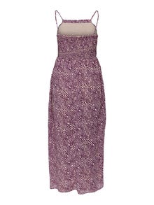 ONLY Maxi dress with smock -Wood Violet - 15269334
