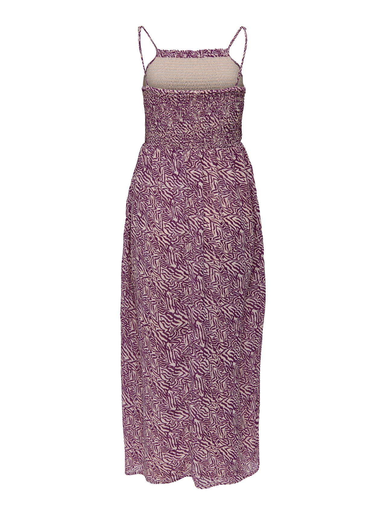 ONLY Regular fit Halternek Lange jurk -Wood Violet - 15269334