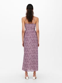 ONLY Maxi dress with smock -Wood Violet - 15269334