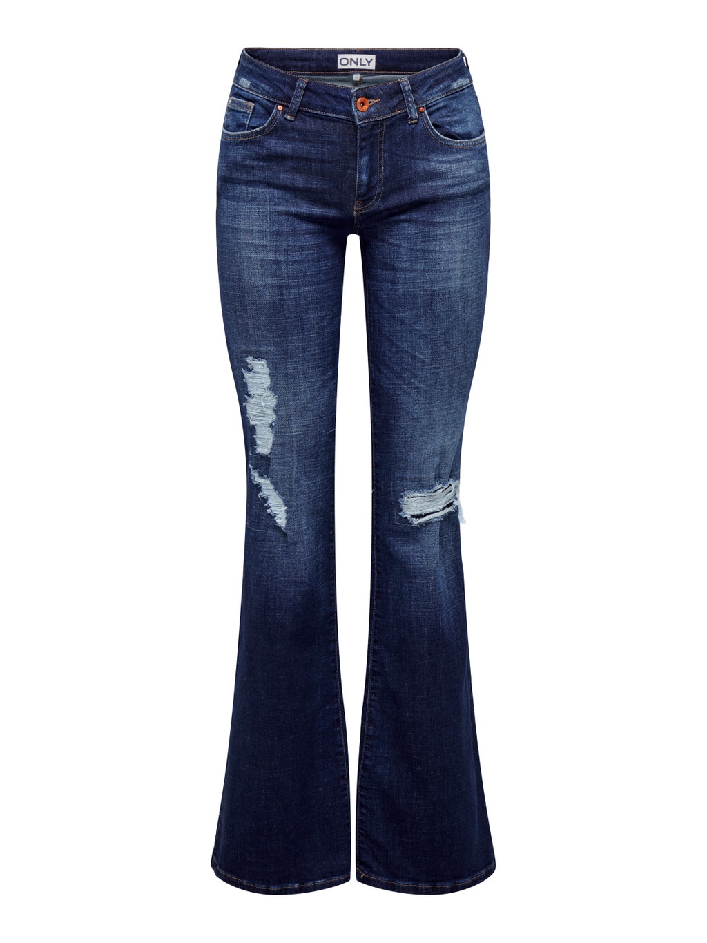 ONLTiger low waist Flared Jeans | Dark Blue | ONLY®