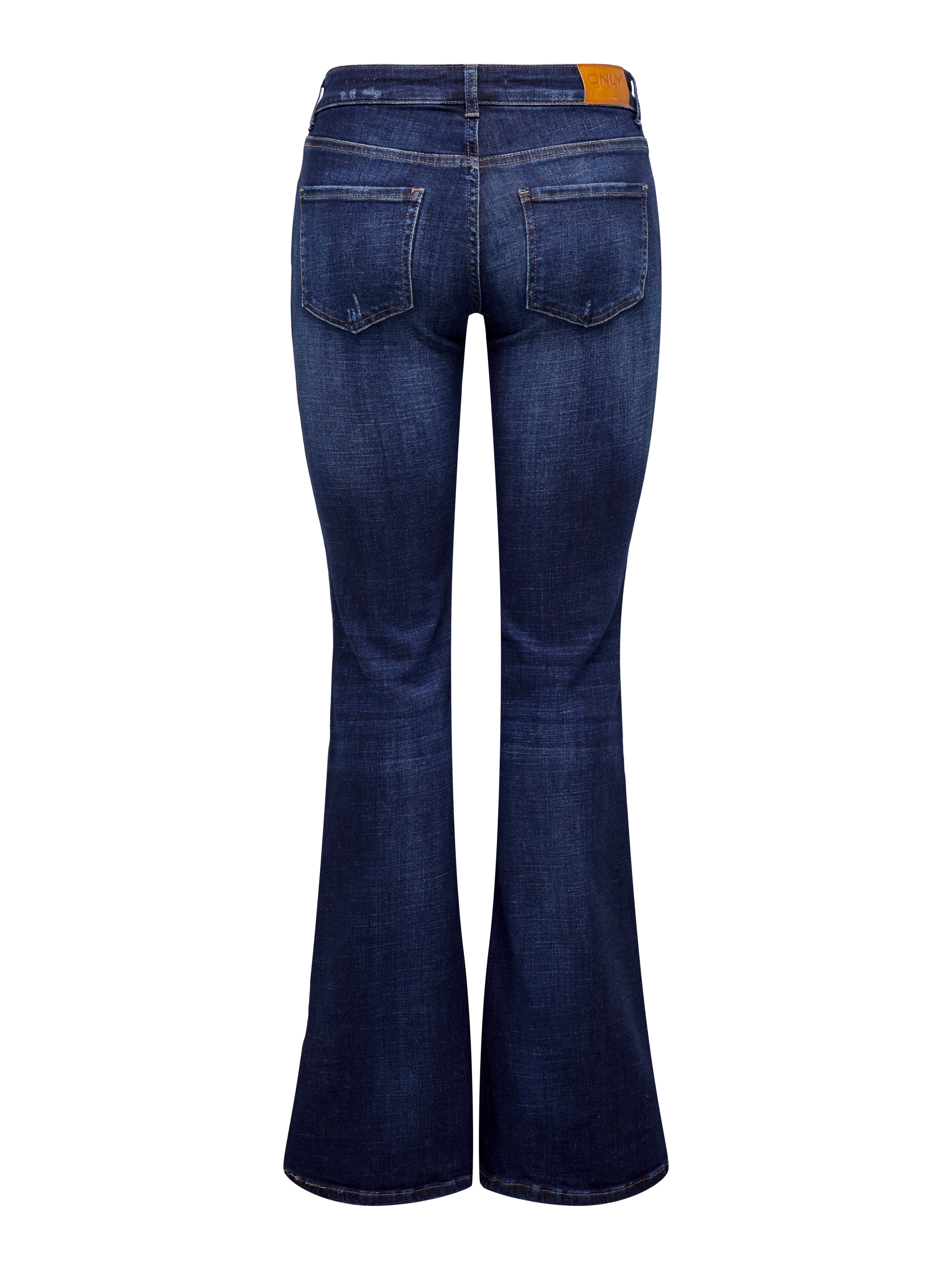 flared low waist jeans