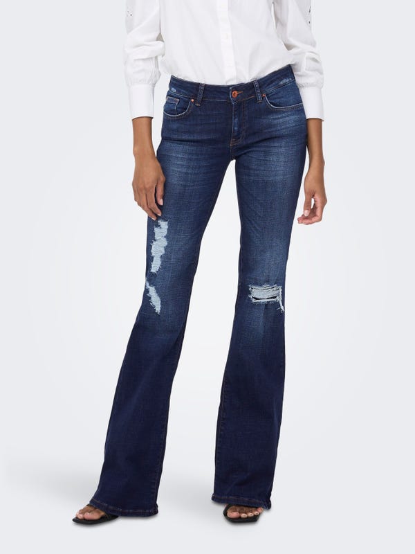 Only onlblush mid straight dnm rea2343 noos 15330777 Straight leg black denim