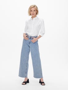ONLY Loose fit High waist Jeans -Light Blue Denim - 15269538