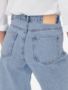 ONLY Loose fit High waist Jeans -Light Blue Denim - 15269538