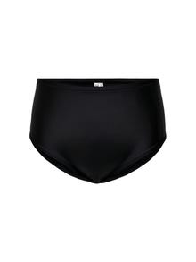 ONLY Curvy highwaisted Bikini Briefs -Black - 15269554