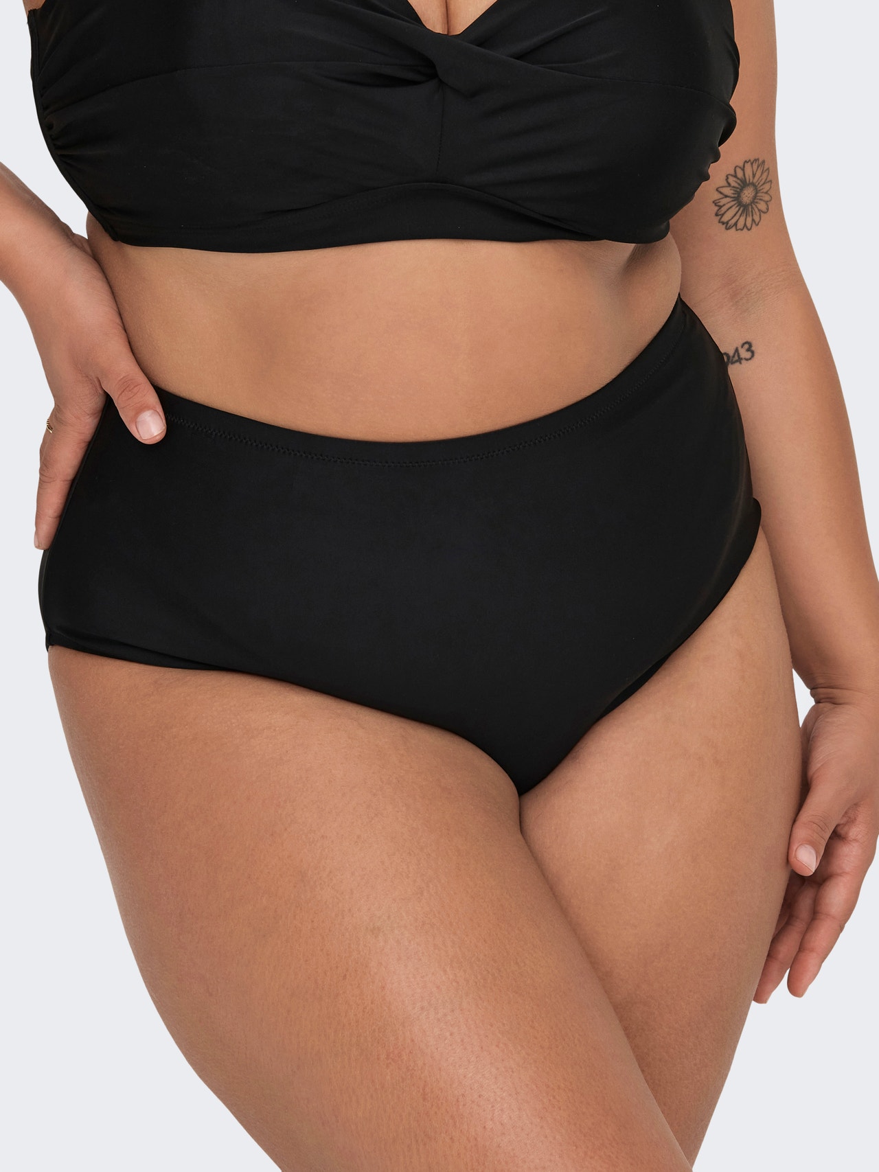 ONLY Curvy - À taille haute Slips -Black - 15269554