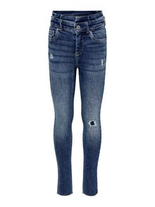 ONLY Jeans Skinny Fit Ourlé destroy -Medium Blue Denim - 15269602