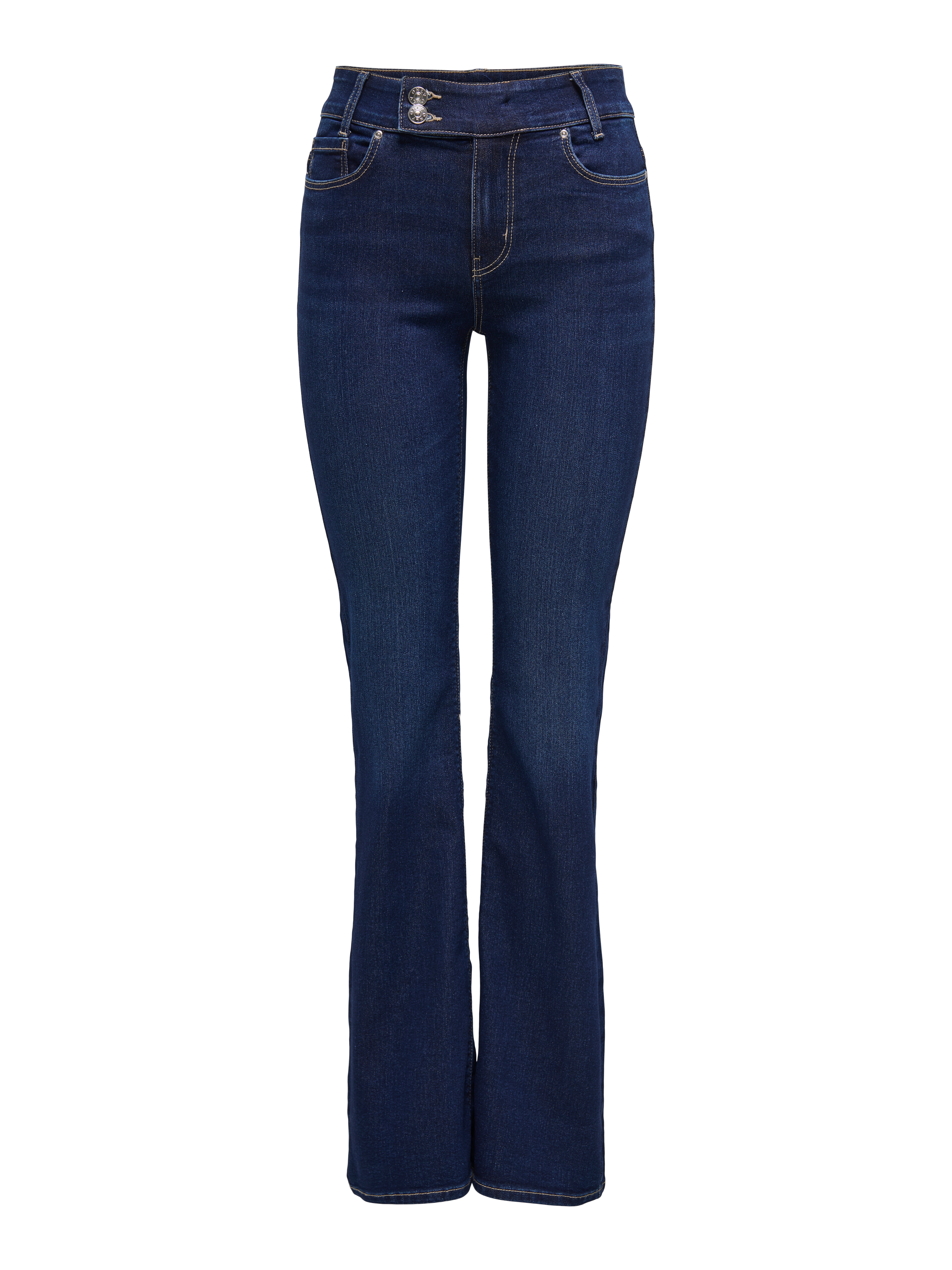Dark Blue High Rise Paola Flared Jeans