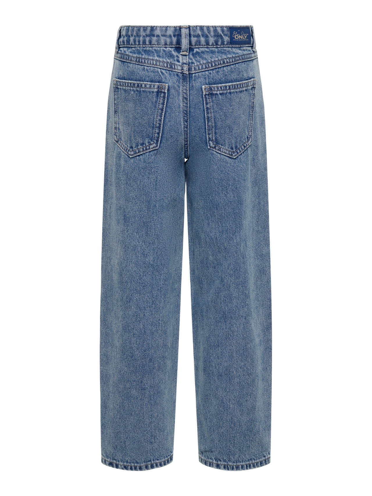ONLY Wide Leg Fit Jeans -Light Blue Denim - 15269621