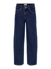 ONLY Jeans Wide Leg Fit -Medium Blue Denim - 15269621