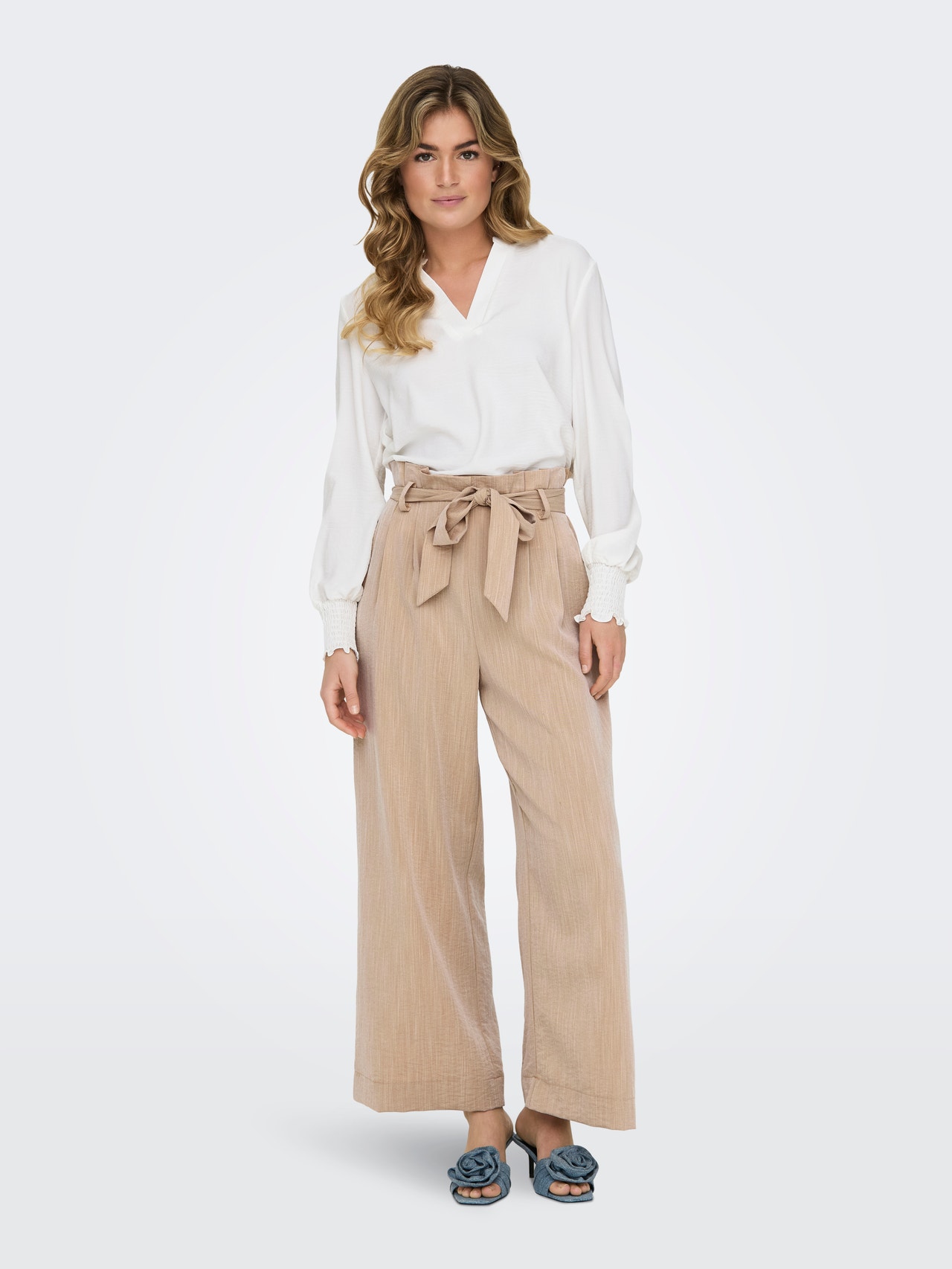 ONLY Flared Fit Track Pants -Safari - 15269628