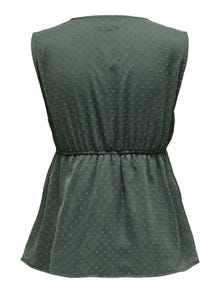 ONLY Chemises Loose Fit Col boutonné -Balsam Green - 15269631