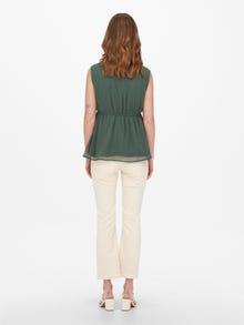 ONLY Mama sleeveless Top -Balsam Green - 15269631