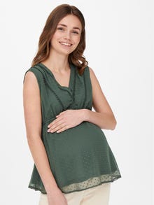 ONLY Mama sleeveless Top -Balsam Green - 15269631