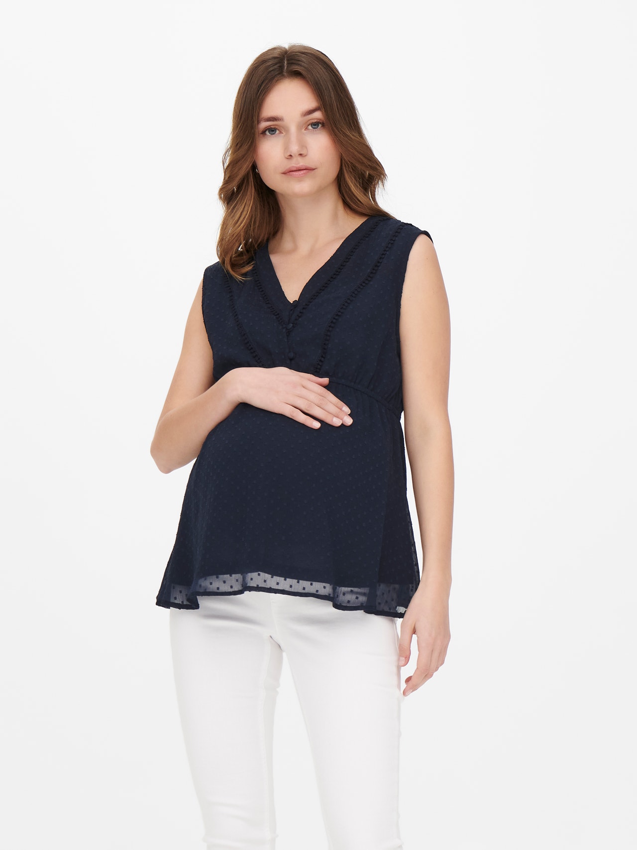 ONLY Mama - Sans manches Top -Night Sky - 15269631