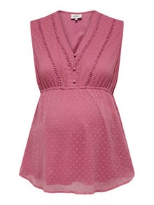 ONLY Chemises Loose Fit Col boutonné -Rose Wine - 15269631