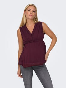 ONLY Loose fit Button down-kraag Overhemd -Winetasting - 15269631
