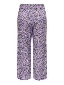 ONLY Wide Leg Fit Trousers -Chalk Violet - 15269633