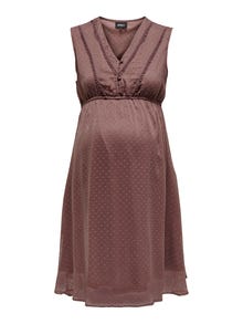 ONLY Mama - À pois Robe -Rose Taupe - 15269634