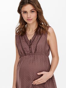 ONLY Mama dotted Dress -Rose Taupe - 15269634