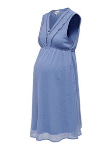 ONLY Slim Fit V-Neck Long dress -English Manor - 15269634