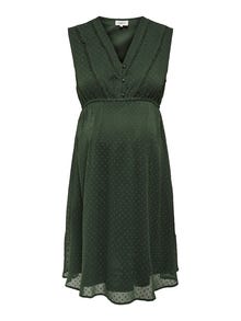 ONLY Slim Fit V-Ausschnitt Langes Kleid -Rosin - 15269634