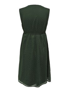 ONLY Slim Fit V-Neck Long dress -Rosin - 15269634