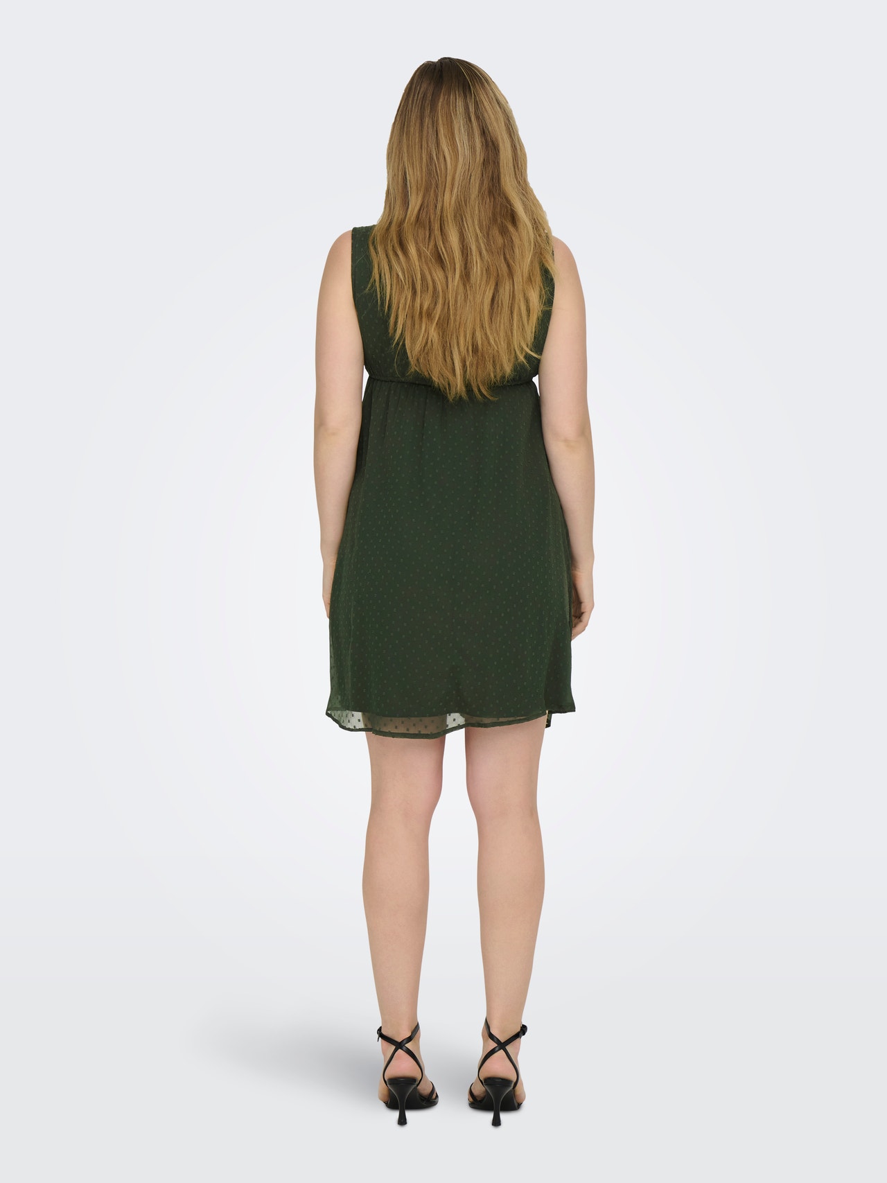 ONLY Slim Fit V-Ausschnitt Langes Kleid -Rosin - 15269634