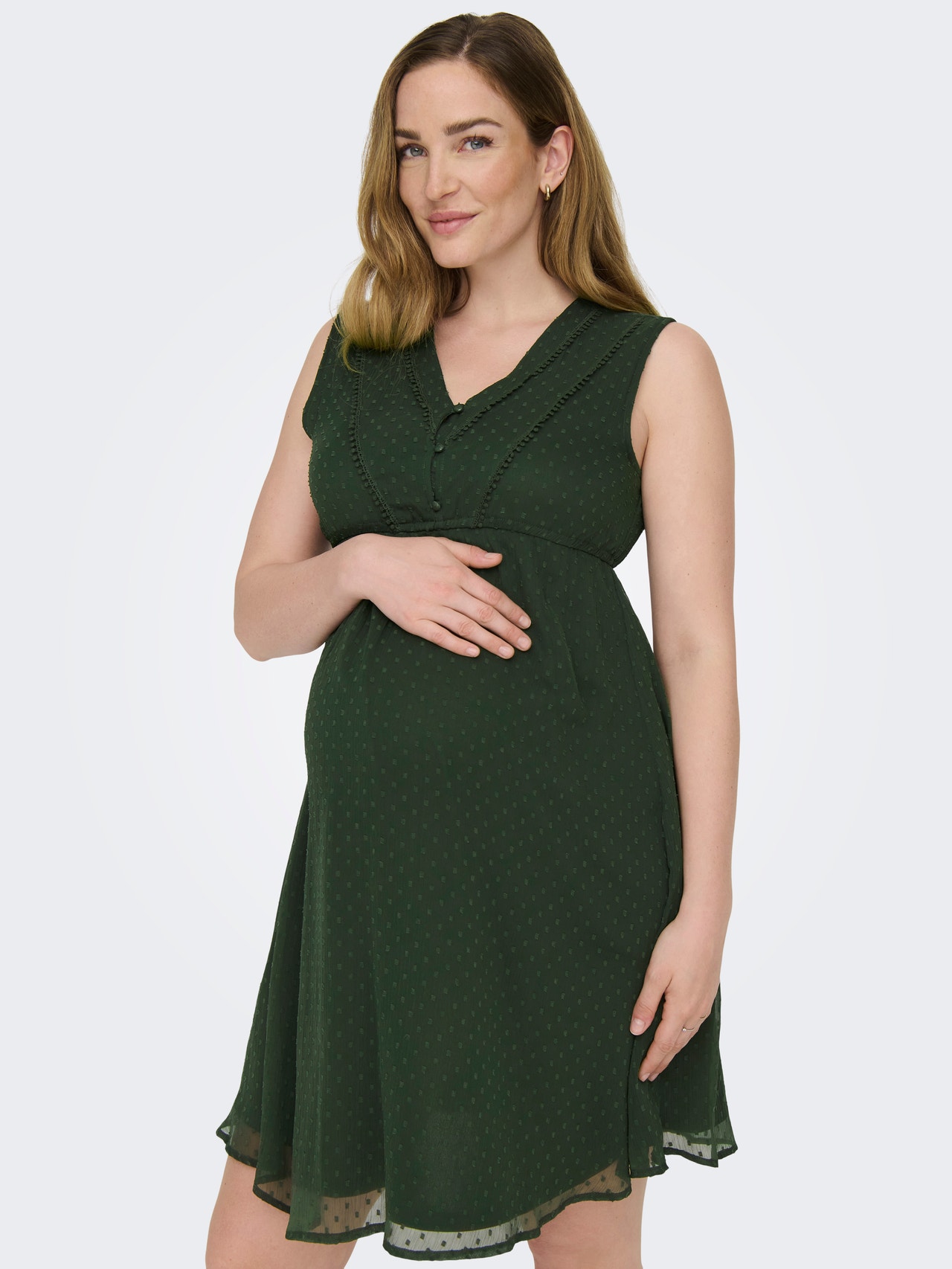 ONLY Mama - À pois Robe -Rosin - 15269634