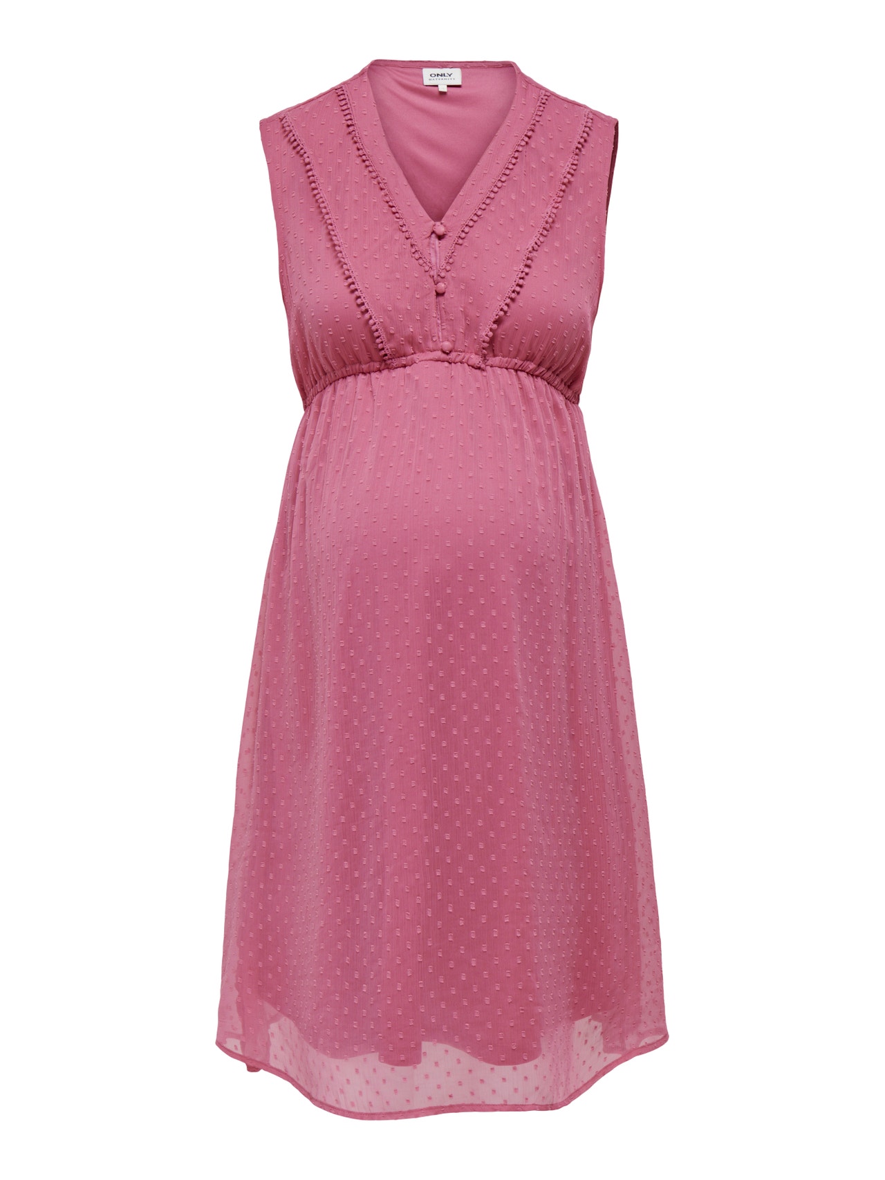 ONLY Mama dotted Dress -Rose Wine - 15269634