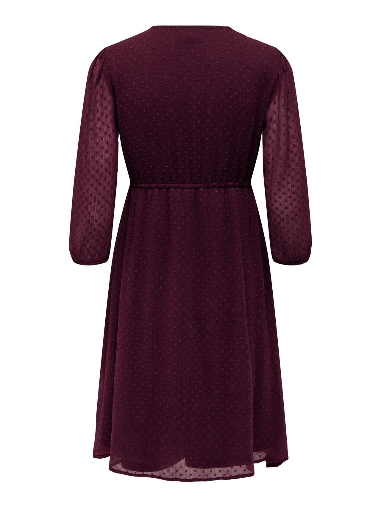 ONLY Mama 3/4 sleeved Dress -Winetasting - 15269638