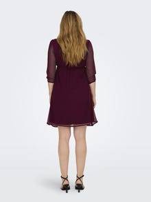 ONLY Mama 3/4 sleeved Dress -Winetasting - 15269638