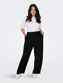 ONLY Curvy elasticated Trousers -Black - 15269682