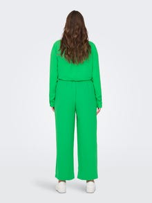 ONLY Elástico, para talla grande Pantalones -Classic Green - 15269682